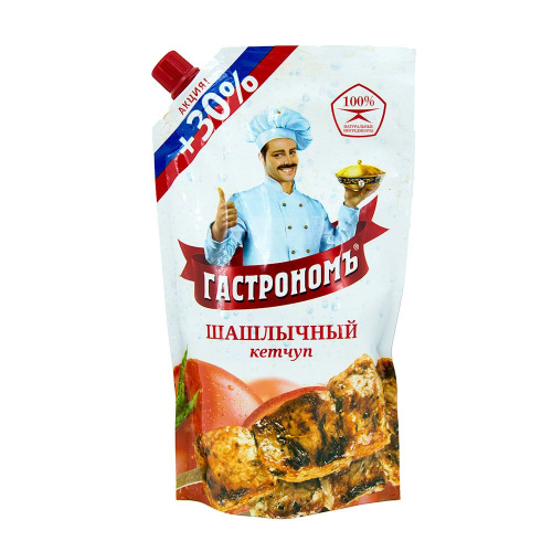 Кетчуп Шашлычный Гастрономъ дой-пак 400гр купить в Красноярске с доставкой в интернет-магазине "Ярбокс"