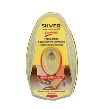 Губка-блеск SILVER-Premium с дозатором силикона, 6ml neutral/натуральная