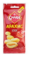 Арахис обжаренный с солью Чака со вкусом бекона 50г купить в Красноярске с доставкой в интернет-магазине "Ярбокс"