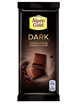 Шоколад темный Alpen Gold классический, 80 гр купить в Красноярске с доставкой в интернет-магазине "Ярбокс"