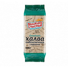 Халва подсолнечная с арахисом Семейная 500г купить в Красноярске с доставкой в интернет-магазине "Ярбокс"