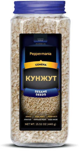Приправа кунжут семена Пеппермания 440г купить в Красноярске с доставкой в интернет-магазине "Ярбокс"