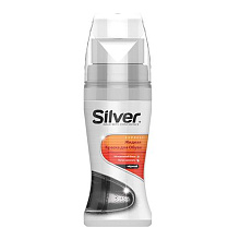 Жидкая крем-краска для обуви SILVER-Premium , 75ml black/черная