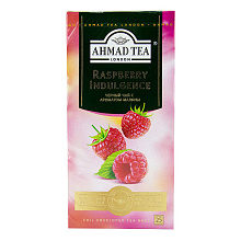 Чай черный Ахмад Малиновое лакомство, с ароматом малины 25 пакетиков по 1,5г купить в Красноярске с доставкой на дом в интернет-магазине "Ярбокс"