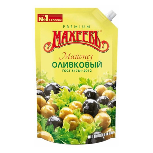 Майонез Махеев оливковый 380г купить в Красноярске с доставкой в интернет-магазине "Ярбокс"