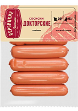 Сосиски вареные Докторские Вербицкие 300г купить в Красноярске с доставкой в интернет-магазине "Ярбокс"