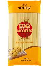 Лапша яичная Сэн Сой Egg Noodles 500г купить в Красноярске с доставкой в интернет-магазине "Ярбокс"