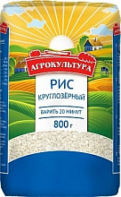 Рис круглозерный Агрокультура 800г купить в Красноярске с доставкой в интернет-магазине "Ярбокс"
