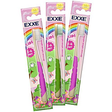 Зубная щетка  EXXE kids Детская 2-6 лет (мягкая)