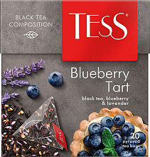 Чай черный  Тэсс блюберри тарт 20 пирамидок по 1,8г купить в Красноярске с доставкой на дом в интернет-магазине "Ярбокс"