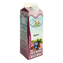 Йогурт лесные ягоды Никольское бзмж 2,5% 500г