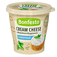 Сыр творожный Кремчиз Сливочный 65% Bonfesto 125г