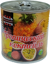 Коктейль из тропических фруктов Пан Консервычъ, 400 гр