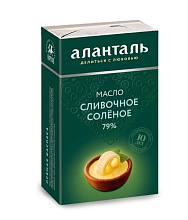 Масло сливочное БЗМЖ № 79 соленое Аланталь 150г