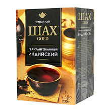 Чай черный Шах Голд ндийский гранулированный 230г купить в Красноярске с доставкой на дом в интернет-магазине "Ярбокс"