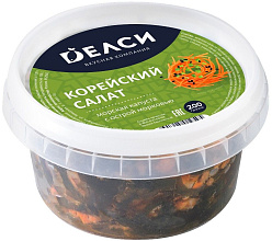 Салат из морской капусты "Корейский" 200г , ТМ Делси купить в Красноярске с доставкой на дом в интернет-магазине "Ярбокс"