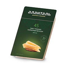 Сыр полутвердый №45 слайс БЗМЖ 50% Аланталь 125г
