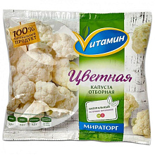 Цветная капуста с/м 400гр Vитамин купить в Красноярске с доставкой в интернет-магазине "Ярбокс"