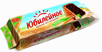 Печенье Юбилейное ореховое с глазурью,116 гр купить в Красноярске с доставкой в интернет-магазине "Ярбокс"