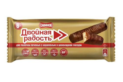 Батончик шоколадный Двойная радость, 50 гр купить в Красноярске с доставкой в интернет-магазине "Ярбокс"
