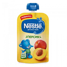 Пюре Nestle персик, 90 гр