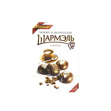 Зефир  Шармэль кофейный в шоколаде  Ударница 250г купить в Красноярске с доставкой в интернет-магазине "Ярбокс"