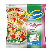 Овощная смесь Гавайская Vитамин замороженная 400г купить в Красноярске с доставкой в интернет-магазине "Ярбокс"