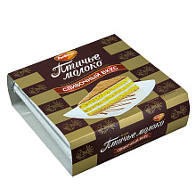 Торт бисквитный Птичье молоко РотФронт 350г купить в Красноярске с доставкой в интернет-магазине "Ярбокс"