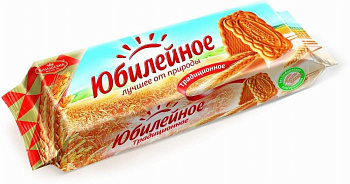 Печенье традиционное Юбилейное, 134 гр купить в Красноярске с доставкой в интернет-магазине "Ярбокс"