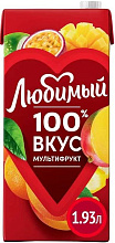 Любимый 1,93л нектар Мультифрукт купить в Красноярске с доставкой в интернет-магазине "Ярбокс"