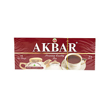 Чай черный Акбар 25 пакетиков по 2г купить в Красноярске с доставкой на дом в интернет-магазине "Ярбокс"