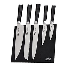 Набор ножей Lara 6 пр LR05-58 5 ножей двуслойн сталь подставка магнитная
