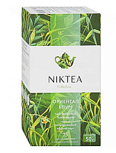 Чай зеленый Niktea Oriental Bloom, 25 пакетиков по 2г купить в Красноярске с доставкой на дом в интернет-магазине "Ярбокс"