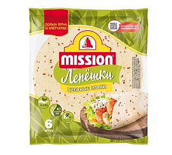 Лепешки Mission Тортильи пшеничные со злаками 250г