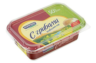Сыр плавленный с грибами БЗМЖ 50% Киприно180г