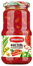 Фасоль печеная в аджике Пиканта 530г купить в Красноярске с доставкой в интернет-магазине "Ярбокс"