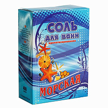 Соль для ванн "Морская" 400г г.Бийск