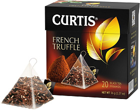Чай черный Кёртис французский трюфель 20 пирамидок по 1,8г купить в Красноярске с доставкой на дом в интернет-магазине "Ярбокс"