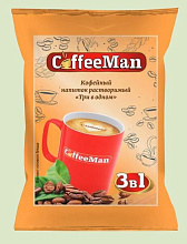 Кофе КофеМан 3в1 30 пакетиков по 18г купить в Красноярске с доставкой на дом в интернет-магазине "Ярбокс"