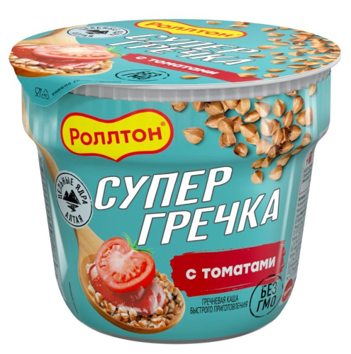 Каша гречневая Роллтон с томатами 45г купить в Красноярске с доставкой в интернет-магазине "Ярбокс"