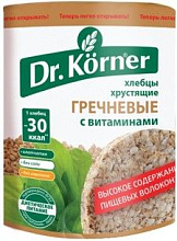 Хлебцы Dr. Korner гречневые с витаминами 100гр