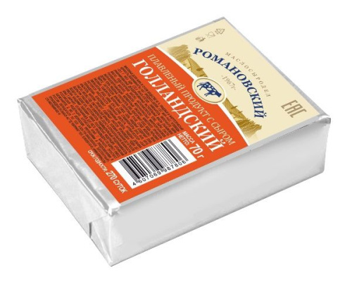 Плавленый продукт с сыром Голландский Романовский 70г