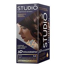 Краска для волос 3D Golografic т.4.4 Мокко, 50/50/15 мл