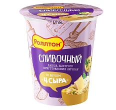 Лапша Роллтон Четыре сыра 70г купить в Красноярске с доставкой в интернет-магазине "Ярбокс"
