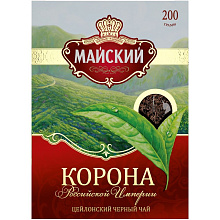 Чай черный Корона Российской Империи крупнолистовой 200г купить в Красноярске с доставкой на дом в интернет-магазине "Ярбокс"