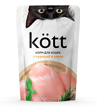 Корм для кошек с курицей в соусе Kott 75г