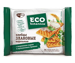 Хлебцы вафельные Эко ботаника злаковые с творожным сыром и прованскими травами Рот Фронт 75г