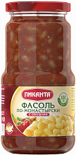 Фасоль по-монастырски с овощами Пиканта 530г купить в Красноярске с доставкой в интернет-магазине "Ярбокс"