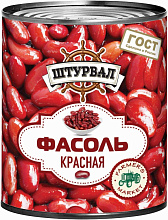 Фасоль красная натуральная ГОСТ 400гх12 купить в Красноярске с доставкой в интернет-магазине "Ярбокс"
