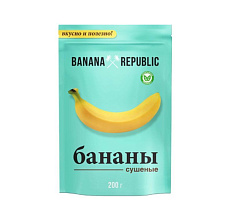 Фрукты сушеные Банан BANANA REPUBLIC 200г купить в Красноярске с доставкой в интернет-магазине "Ярбокс"